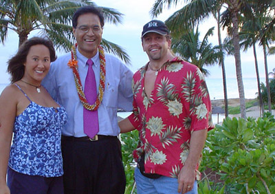 Asia & Don meeting Mayor Mufi Hanneman